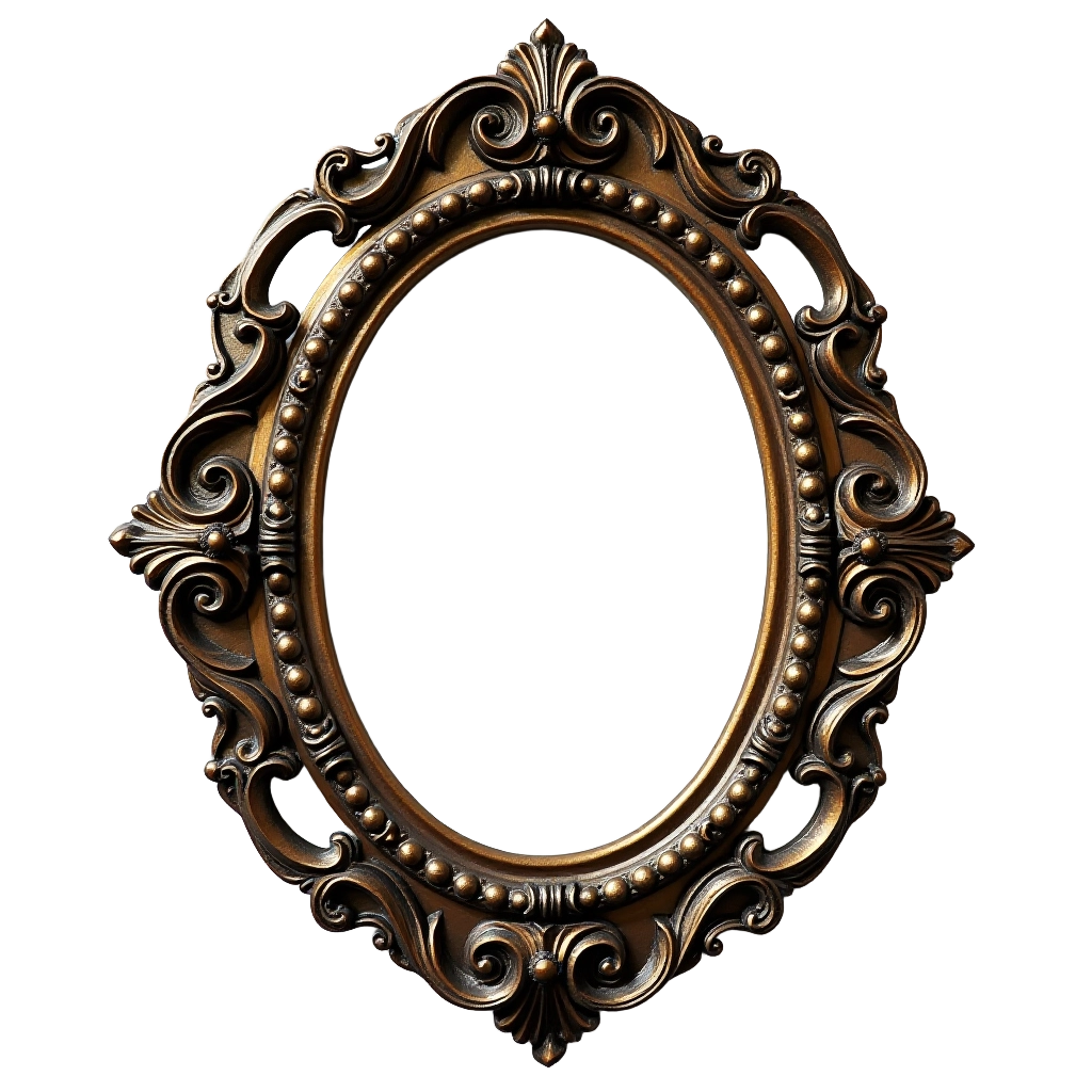 Ornate Oval Frame